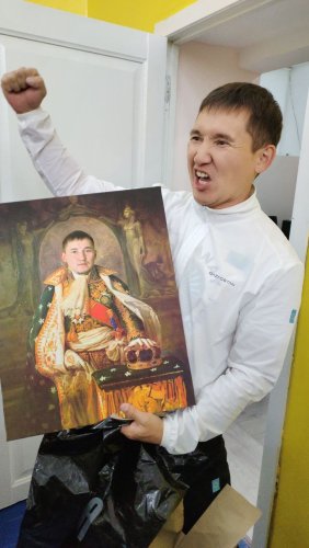 Наполеон с лицом учителя