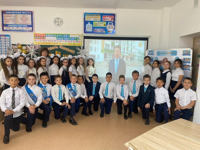 «Білімім — Отаныма»: школьники Костанайской области завершают учебный год на Едином классном часе