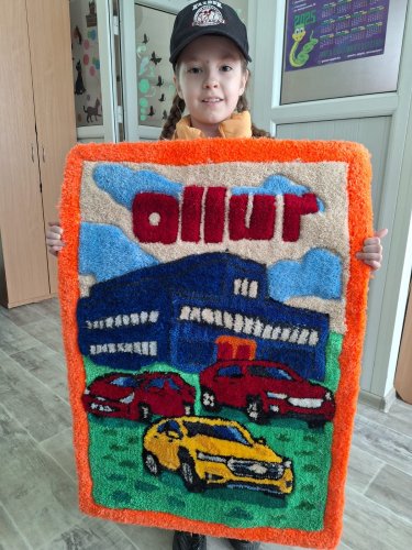 Ковер, смола и микроскоп