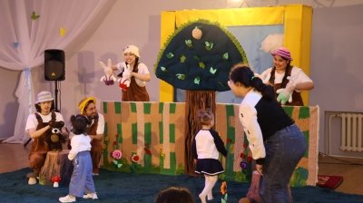 Шишки, смех  и танцы с Мишкой!